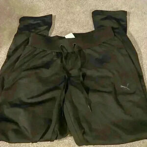Black puma pants